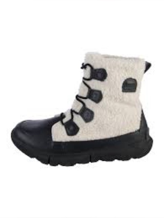 Sorel Shoes - Women’s Sorel Explorers ll Joan Cozy Boots-Black/SeaSalt
